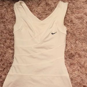 Nike size XS tennis white tank top